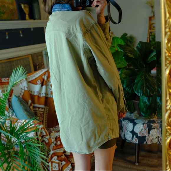 Vintage unique western snap button up, quality, classic colors (red denim khaki) - Picture 10 of 15